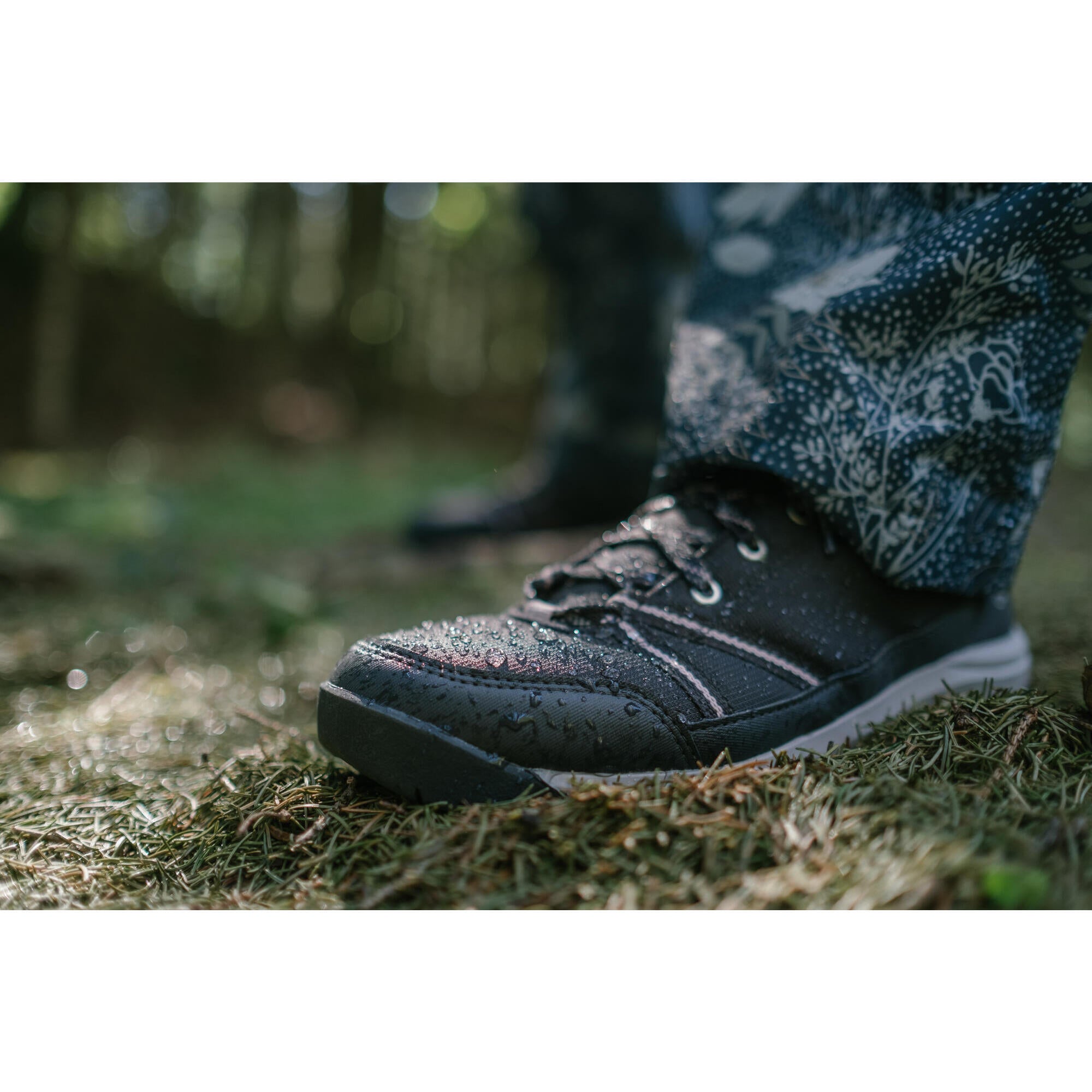 quechua-nh100-mid-wp-wanderschuhe-damen-grau image 8