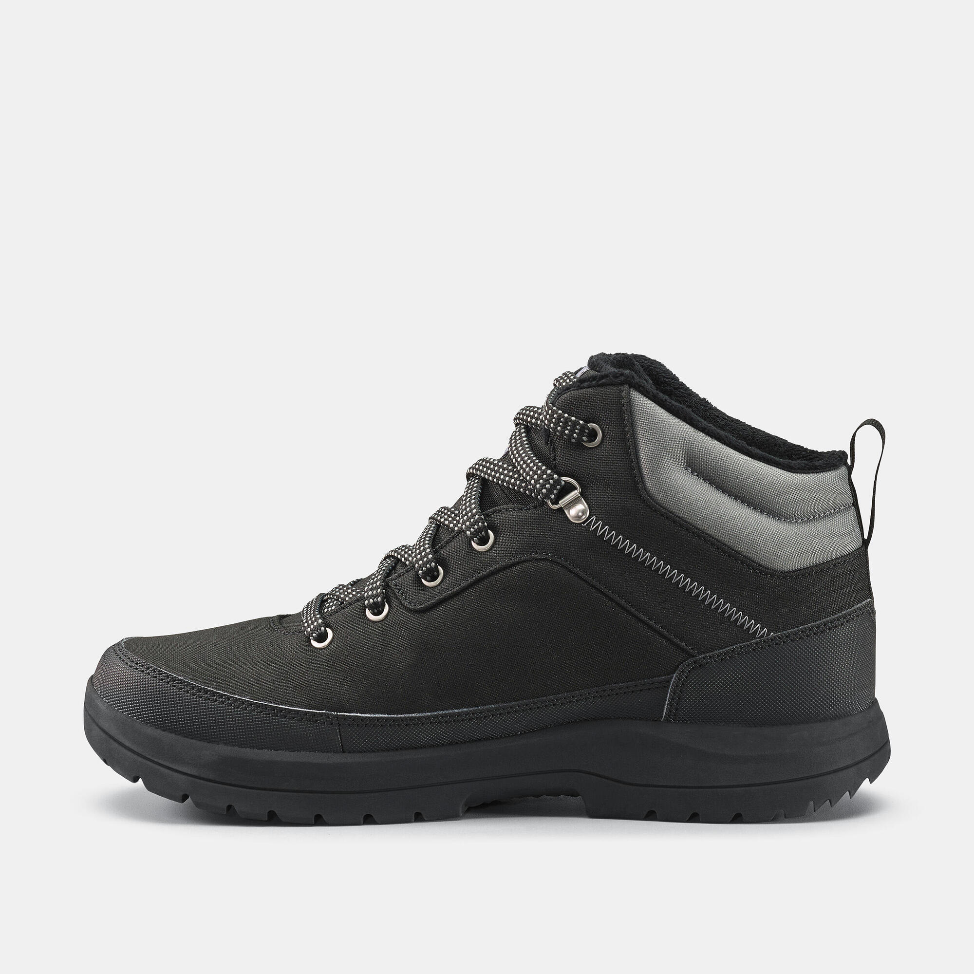 quechua-nh100-herren-winterschuhe-schwarz-wasserdicht image 3