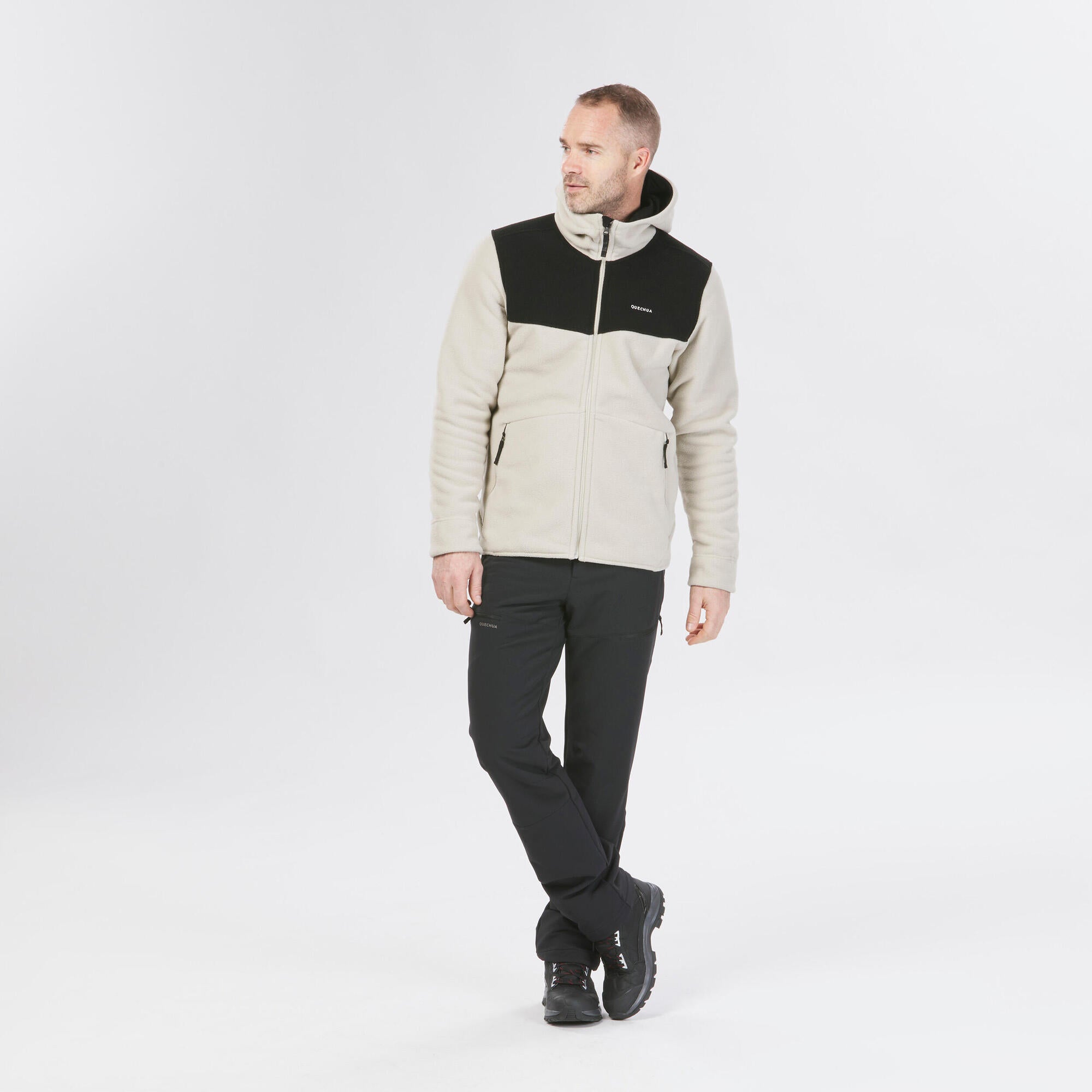 quechua-nh500-schneehose-herren-schwarz-wasserabweisend image 2