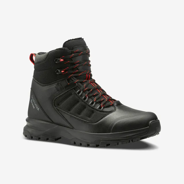 quechua-nh500-winterstiefel-herren-schwarz-warm image 1