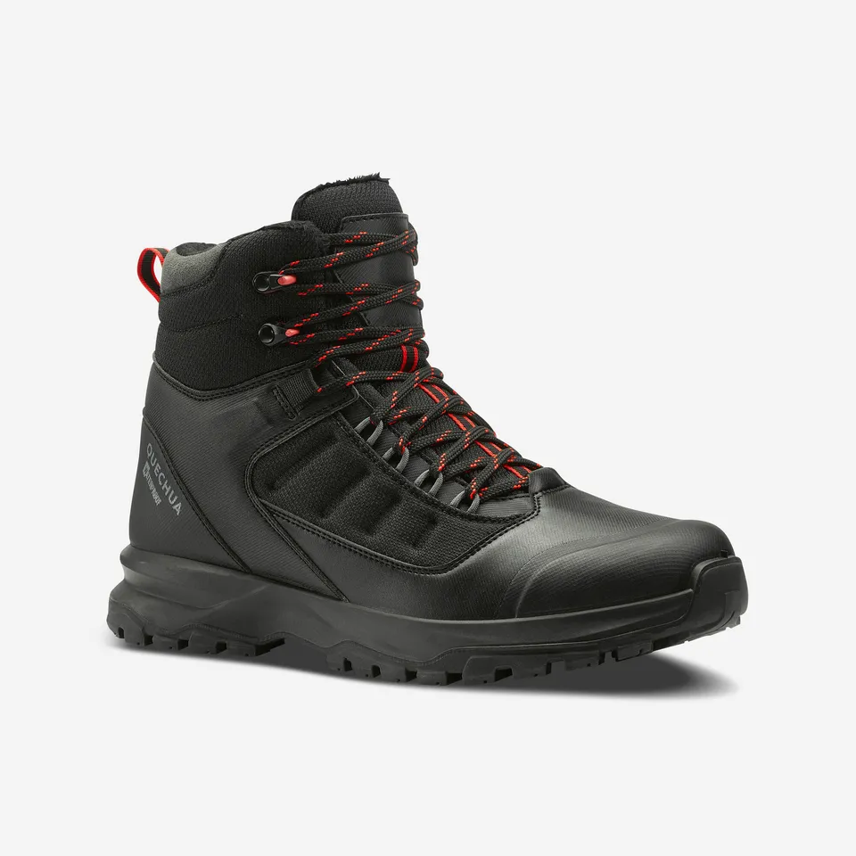 quechua-nh500-winterstiefel-herren-schwarz-warm image 1