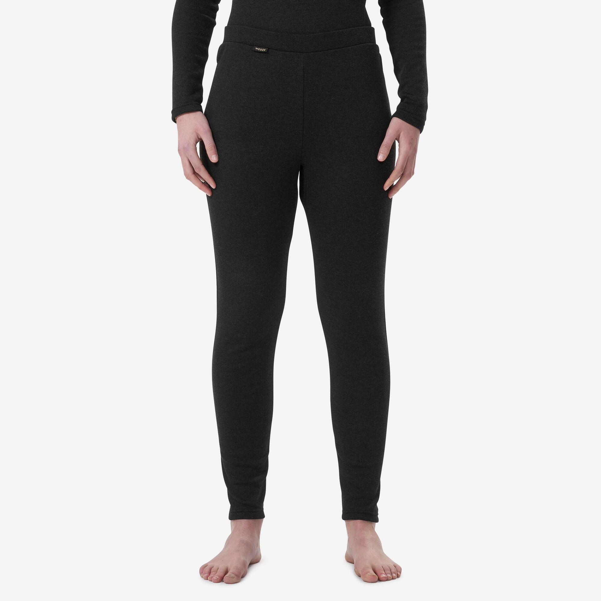 wedze-bl100-damen-skiunterhose-thermohose-schwarz image 4