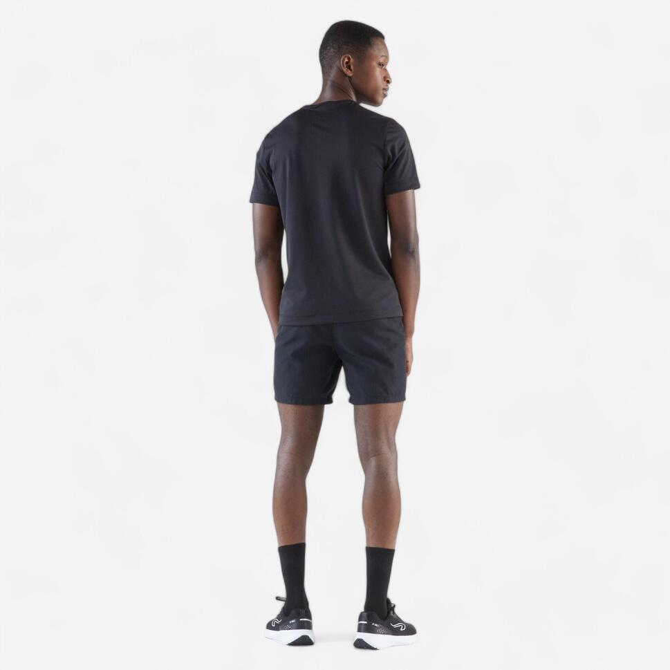kiprun-run-100-laufshirt-herren-schwarz-atmungsaktiv image 6