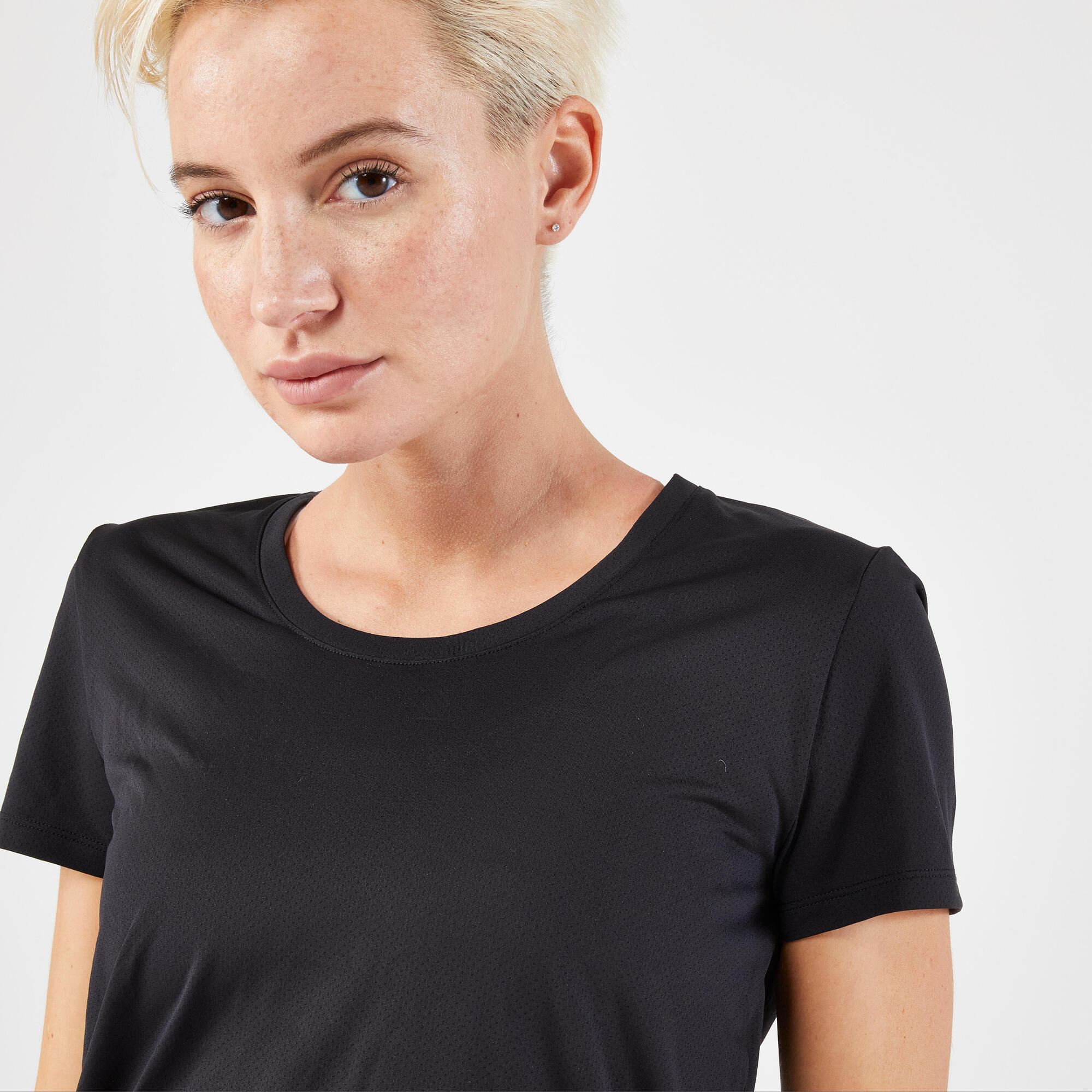 kiprun-run-100-dry-laufshirt-damen-smoked-black image 4