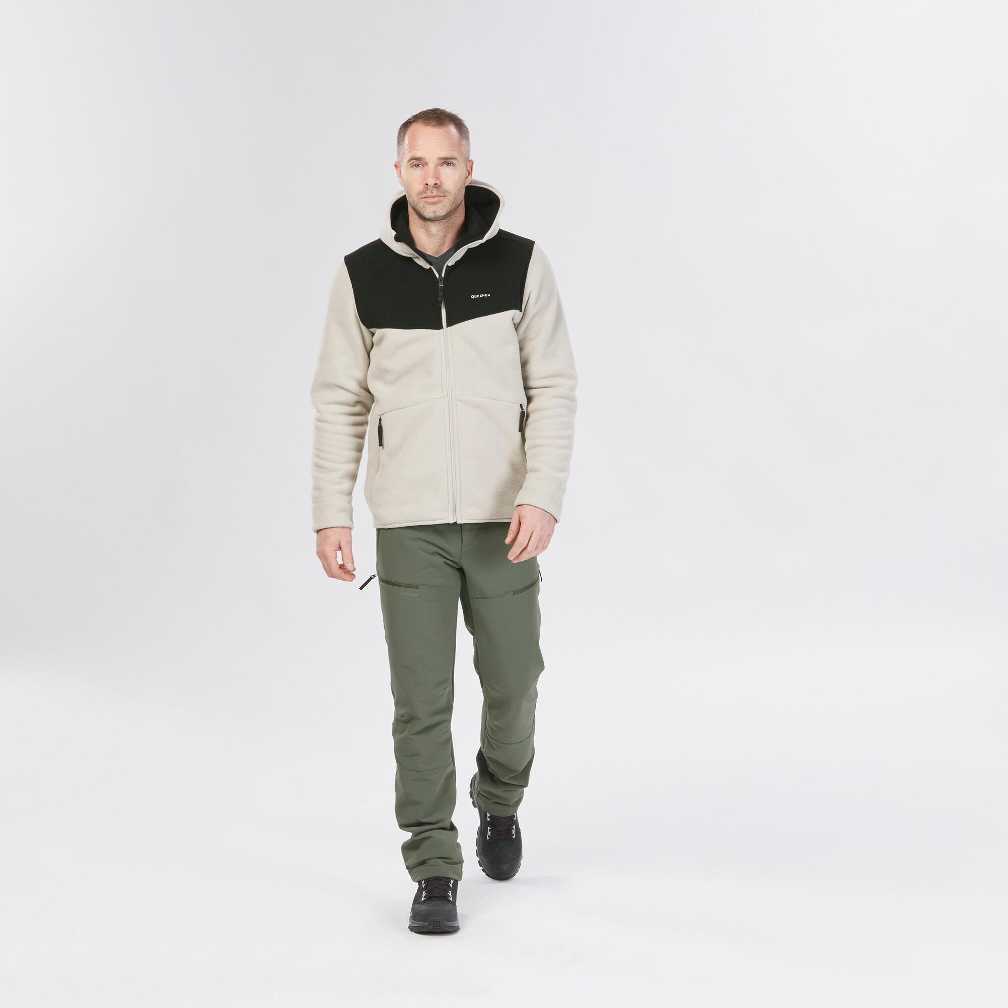 quechua-nh500-snow-wanderhose-herren-khaki-w33-l31 image 3
