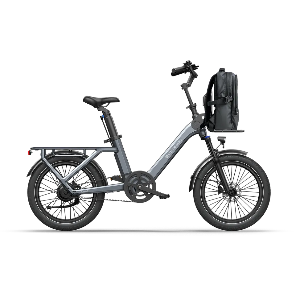 ado-air-one-pro-family-cargo-e-bike-moonlight-gray-2-gang image 1