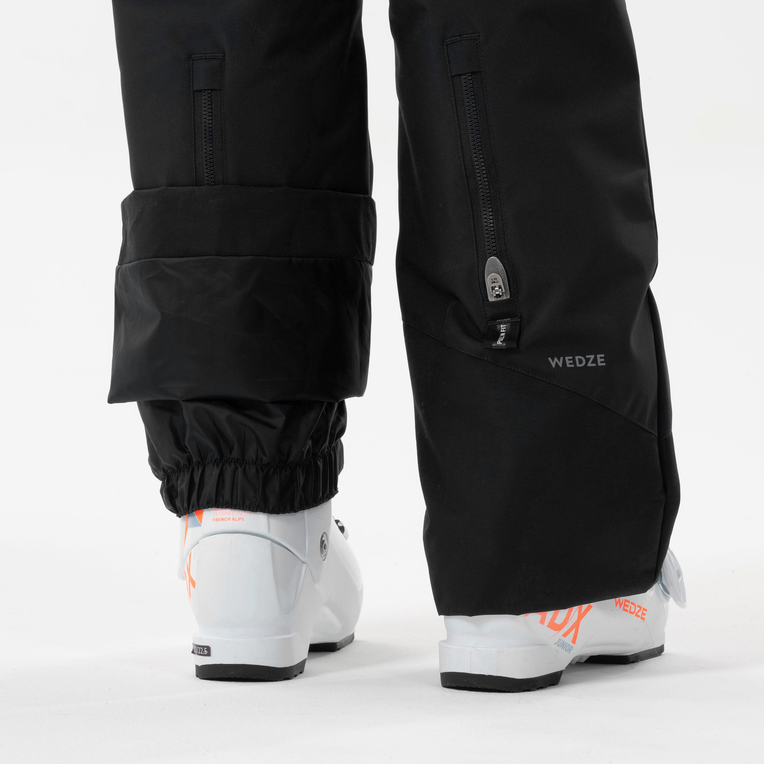wedze-500-pnf-skihose-kinder-graphite-black-warm image 4