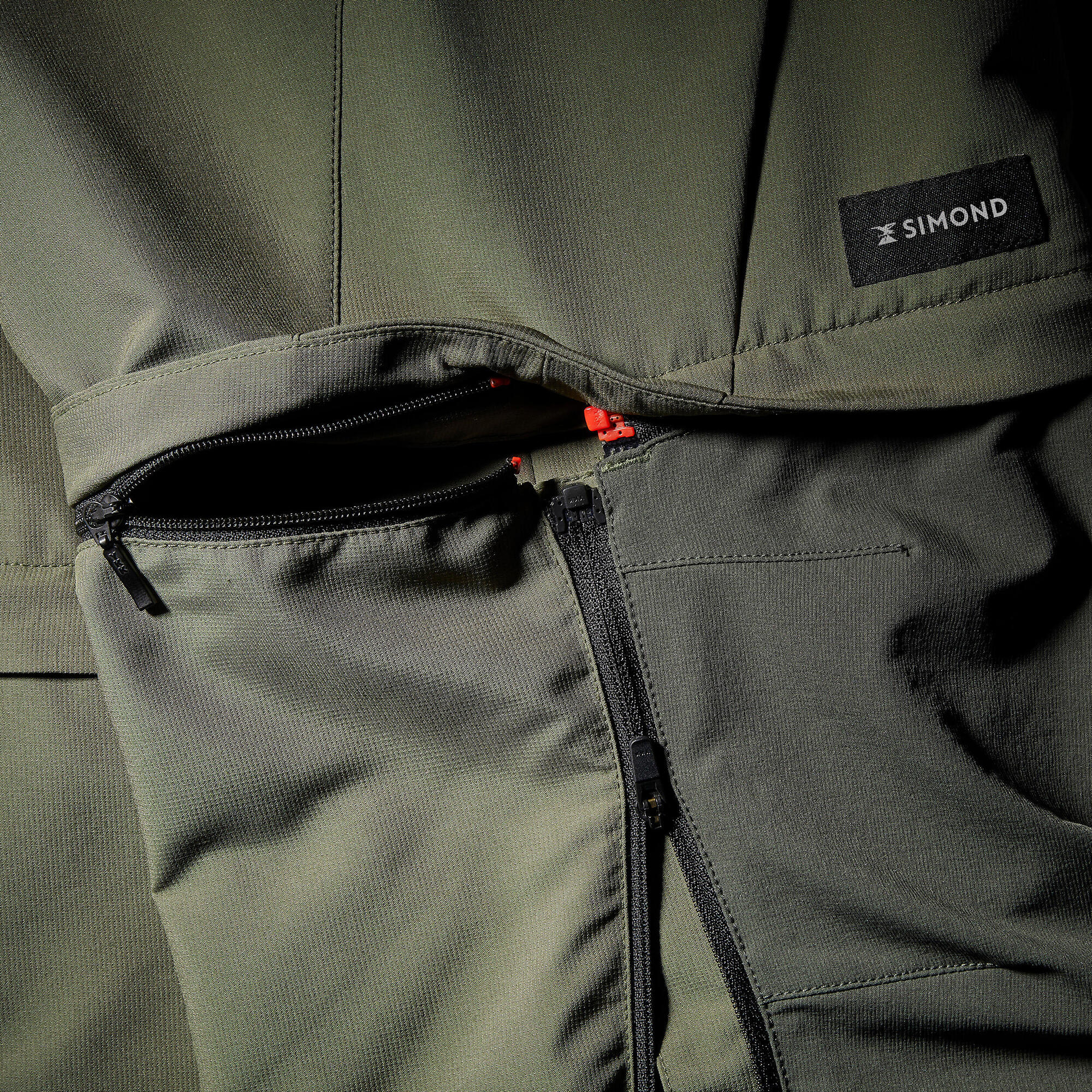 simond-mt500-zip-off-wanderhose-herren-khaki-2-in-1 image 6