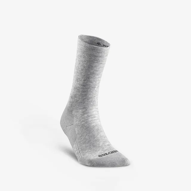 quechua-nh100-mid-wandersocken-blau-warm-winter image 1