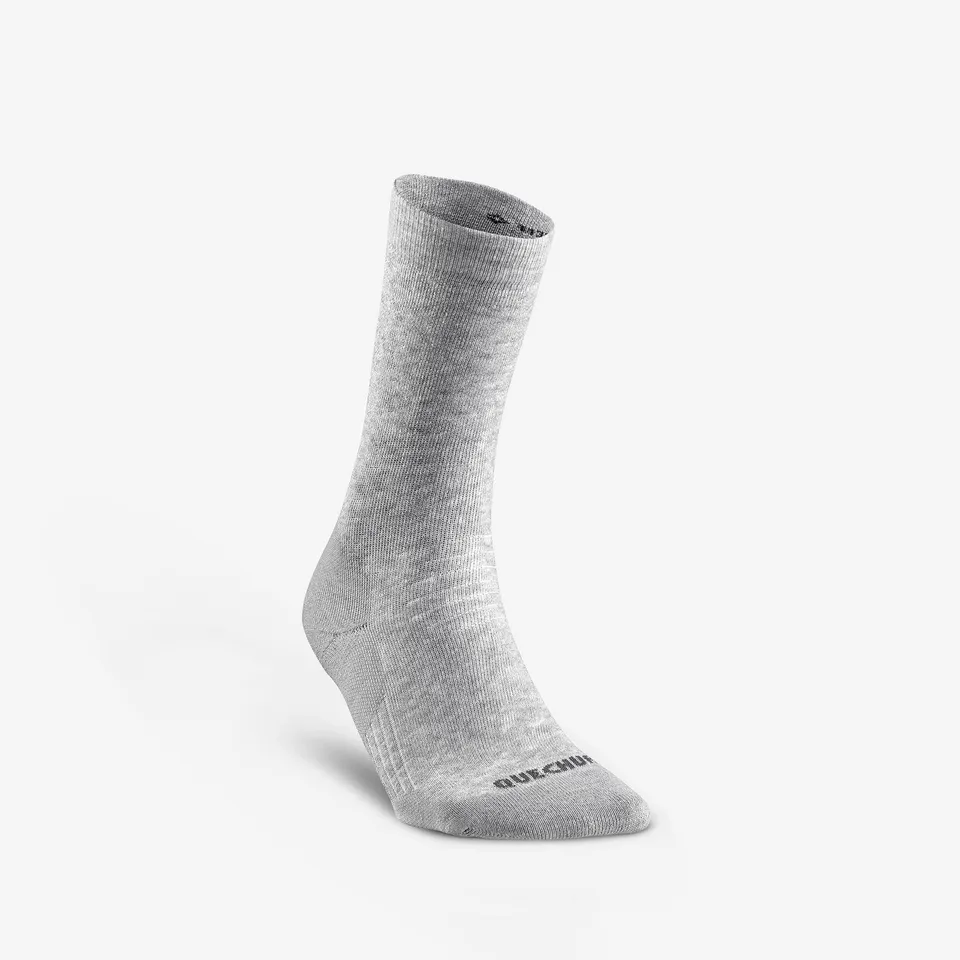 quechua-nh100-mid-wandersocken-blau-warm-winter image 1